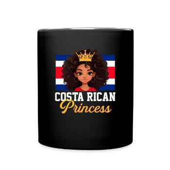 costa rican Princess, costa rica - Tasse einfarbig - Schwarz - Vorne