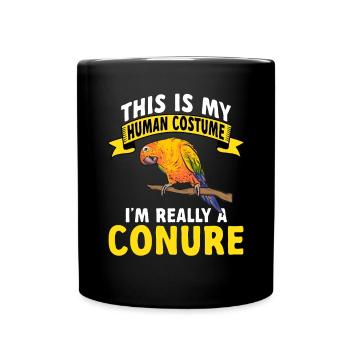Parakeet, Parrot, Parakeet, Bird - Full Colour Mug - black - Front