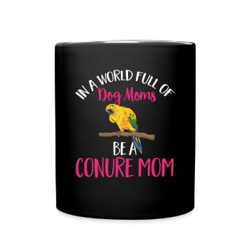 Parakeet, Parrot, Parakeet, Bird - Full Colour Mug - black - Front