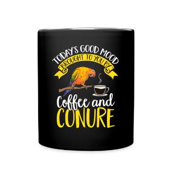 Parakeet, Parrot, Parakeet, Bird - Full Colour Mug - black - Front