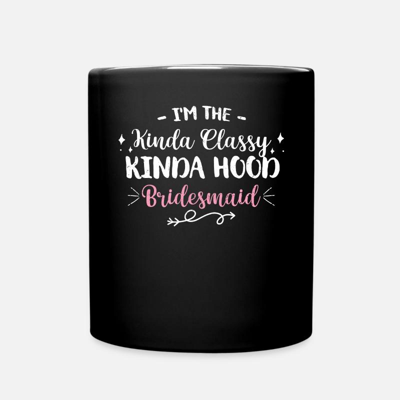 Junggesellin - Tasse einfarbig - Schwarz