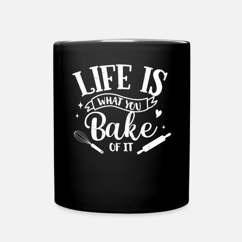 Bäcker - Tasse einfarbig - Schwarz