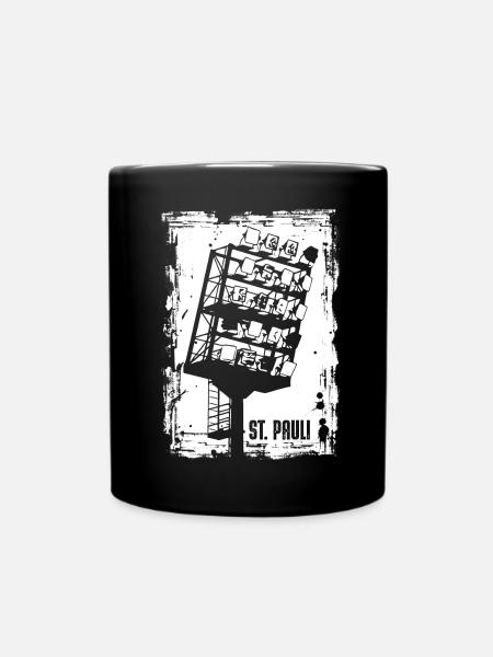 St Pauli Millerntor Stadionlichter - Tasse einfarbig - Schwarz