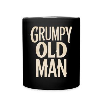 Grumpy Old Man Unverwechselbarer Stil - Tasse einfarbig - Schwarz - Vorne