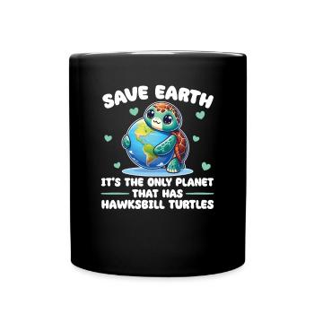 Is the only planet with real - Full Colour Mug - black - Front