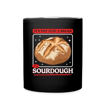 Sourdough Bread Baking Sourdough Bread Gift - Full Colour Mug - black - Front