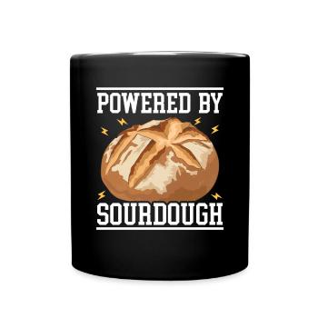 Sourdough Bread Sourdough Breads Baking Gift - Full Colour Mug - black - Front