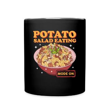 Salade de pommes de terre Cadeau de salade de pommes de terre - Mug uni - noir - Devant