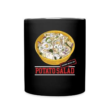 Salade de pommes de terre Härdöpfelsalat Cadeau - Mug uni - noir - Devant