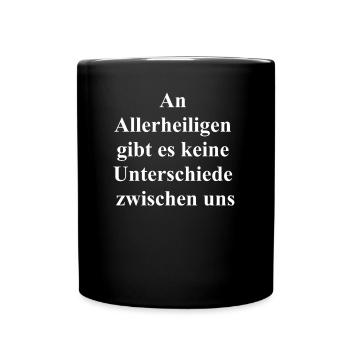 Harmonisches Geschenk für deine Freunde - Tasse einfarbig - Schwarz - Vorne