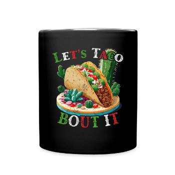 Cinco De Mayo Taco Lover Mexican Food - Full Colour Mug - black - Front