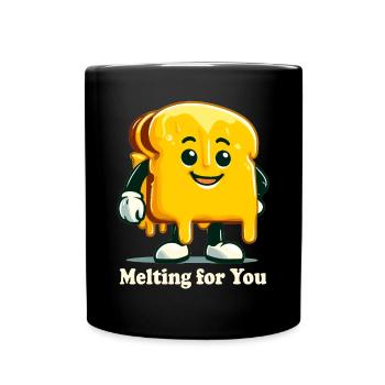 Merge For You Grilled Cheese - Full Colour Mug - black - Front