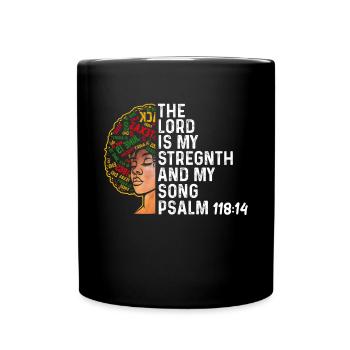 African American Christ Jesus Black Women - Full Colour Mug - black - Front
