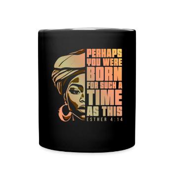 African American Christ Jesus Black Women - Full Colour Mug - black - Front
