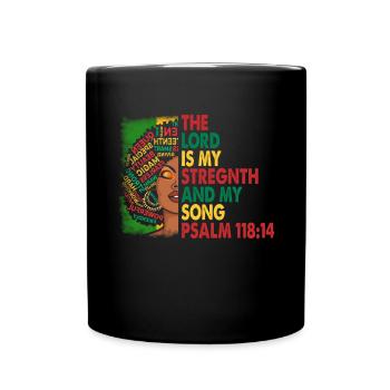 African American Christ Jesus Black Women - Full Colour Mug - black - Front