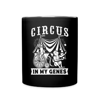 Circus Graphic Circus In My Genes Circus Performer - Full Colour Mug - black - Front