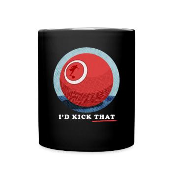 Kickball Kickballer Kickball Cadeau de joueur de kickball - Mug uni - noir - Devant