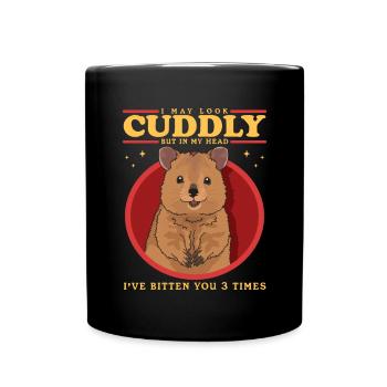 Kangourou à queue courte Quokka : le cadeau de Quokka - Mug uni - noir - Devant