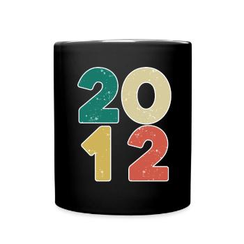2012 - Année 2012 - Année 2012 - Mug uni - noir - Devant