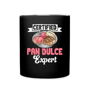 Concha Hispanic Mexican Pan Dulce - Full Colour Mug - black - Front