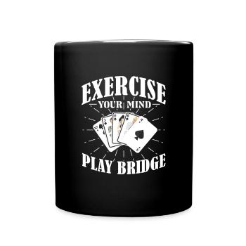 Bridge - Tasse einfarbig - Schwarz - Vorne