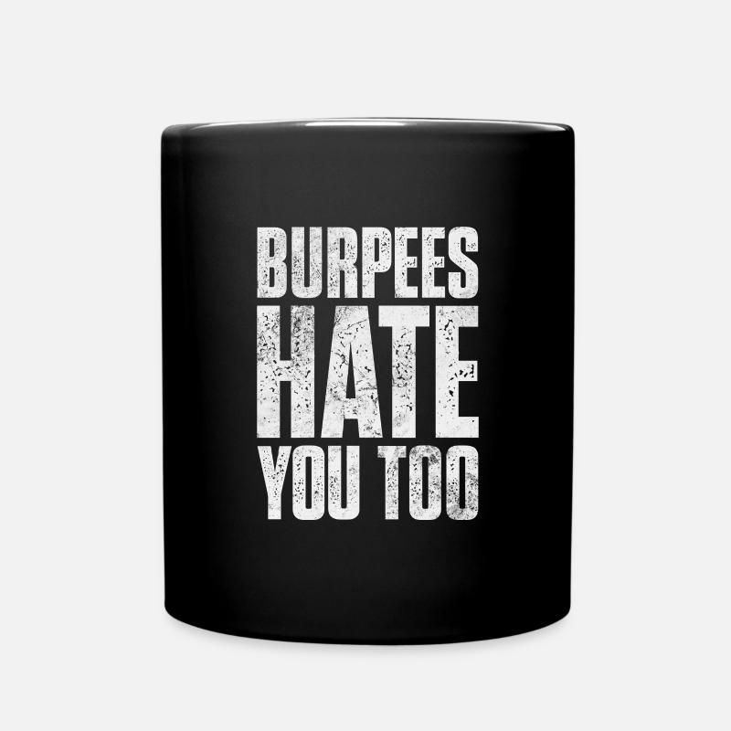 Burpees - Mug uni - noir