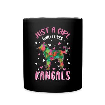 Kangal Girl Anatolian Shepherd Dog - Full Colour Mug - black - Front