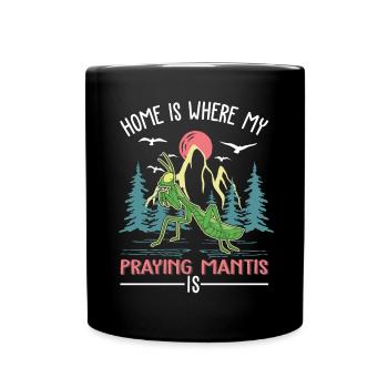 Mante religieuse maison mante mante mante mante - Mug uni - noir - Devant