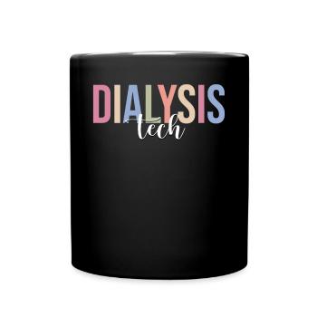 Dialysis Technician - Full Colour Mug - black - Front