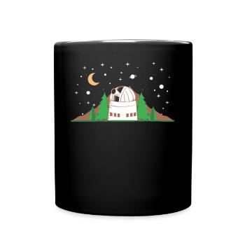 Star gazing - Full Colour Mug - black - Front