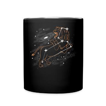 Star gazing Astronomy - Full Colour Mug - black - Front