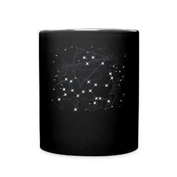 Star gazing - Full Colour Mug - black - Front
