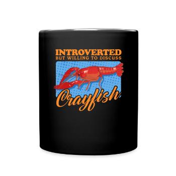 Écrevisses Noble Écrevisses Cadeau de fruits de mer - Mug uni - noir - Devant