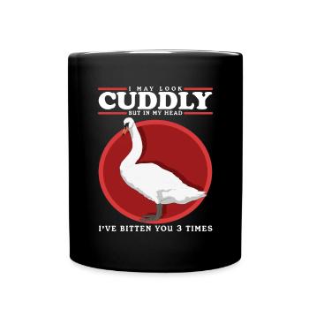 Swan Swans Swan Lover Gift - Full Colour Mug - black - Front