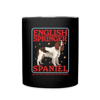 English Springer Spaniel Dad Dog Owner Gift - Full Colour Mug - black - Front