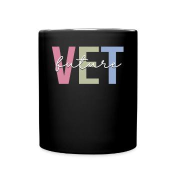 Techniker Tierarzthelfer Tierarzt Tierarztstudent - Tasse einfarbig - Schwarz - Vorne