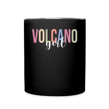 Volcanoes Volcano Lovers Geology Lava - Full Colour Mug - black - Front