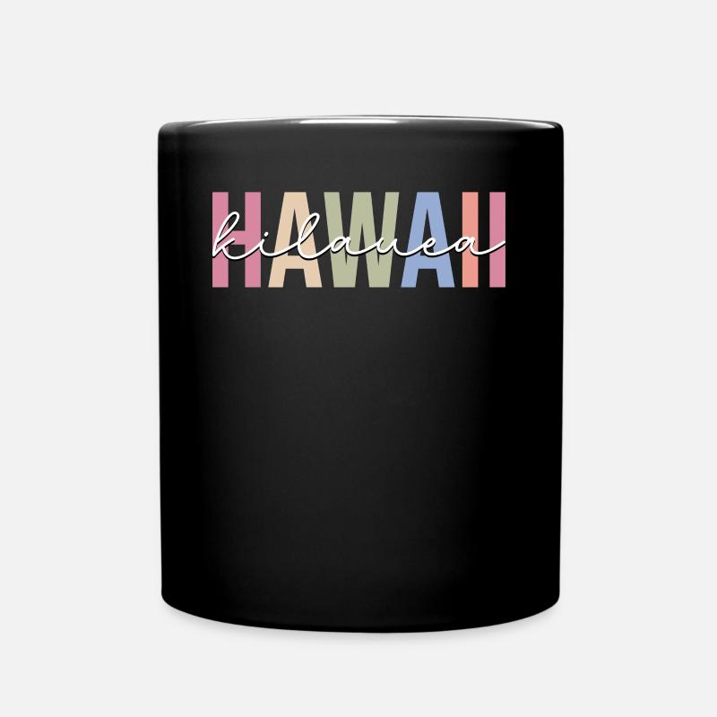 Vulkane Vulkanliebhaber Geologie Lava - Tasse einfarbig - Schwarz