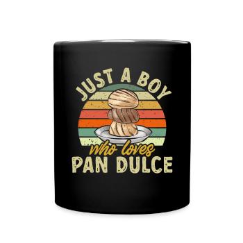 Concha Hispanic Mexikanisch Pan Dulce - Tasse einfarbig - Schwarz - Vorne
