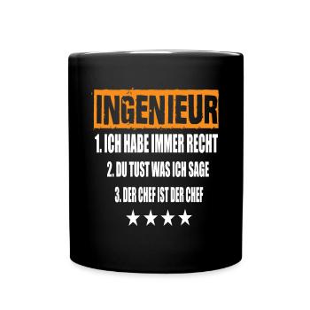 Engineer - Full Colour Mug - black - Front