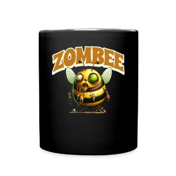 Abeille zombie Zombee - Mug uni - noir - Devant