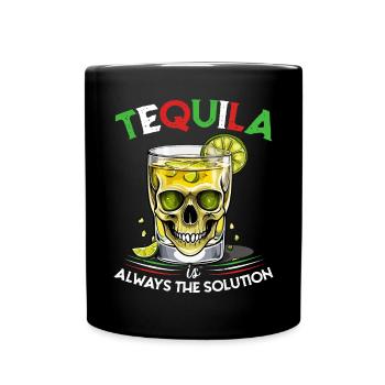 Drôle de Tequila Dicton Cinco De Mayo Mexique - Mug uni - noir - Devant