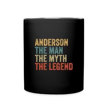 Anderson l’homme, le mythe - Mug uni - noir - Devant