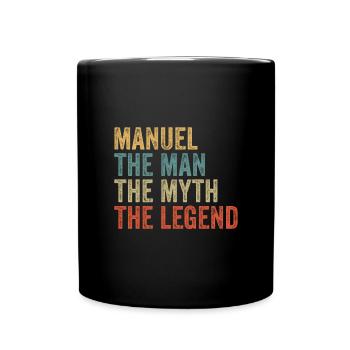 Manuel the man the myth - Full Colour Mug - black - Front