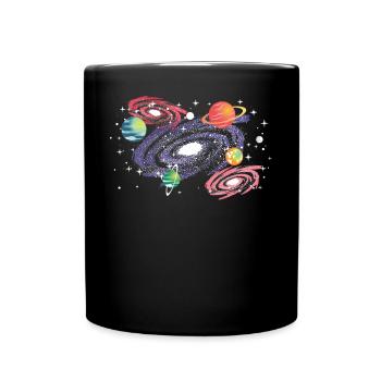 Star gazing - Full Colour Mug - black - Front
