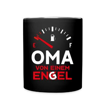 MUTTERTAG OMA VON 1 ENKEL OMA - Tasse einfarbig - Schwarz - Vorne