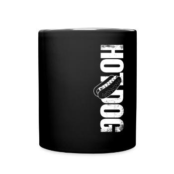 Hot Dog Adult Hot Dog - Full Colour Mug - black - Front