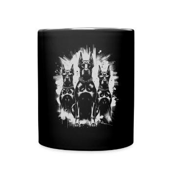 Doberman Pinscher Doberman Lover Dog Owner - Full Colour Mug - black - Front
