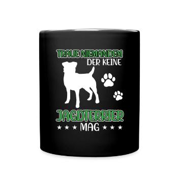 Les terriers de chasse ne font pas confiance aux chiens de chasse allemands - Mug uni - noir - Devant