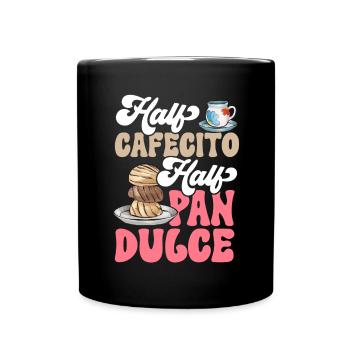 Concha Hispanic Mexican Pan Dulce - Full Colour Mug - black - Front